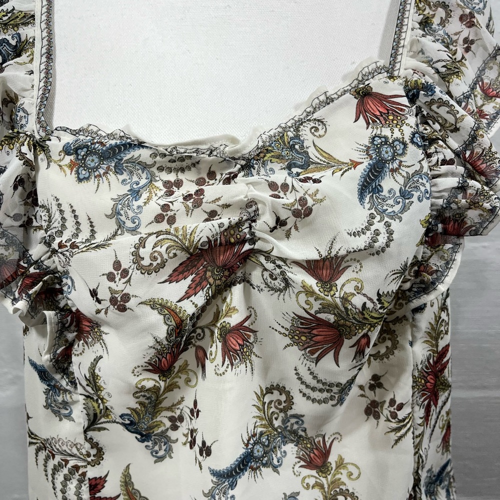 MAX STUDIO RUFFLE SLEEVE TOP NEW WITH TAG - Picture 9 of 16